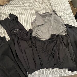 Isabel by Ingrid and isabel maternity leggings, romper and tank. Maternity